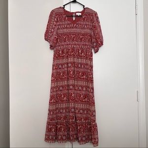 Bohme lined midi dress